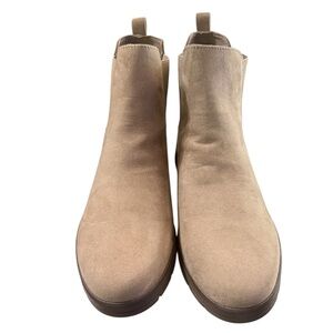 NORTHBOUND Tan Suede Chelsea Boots · Size 10 Women’s